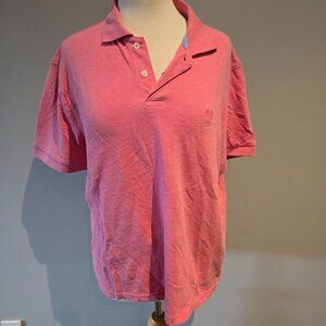 Chaps Men’s "The World Polo" Short Sleeve Shirt | Size Large | Pink